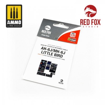 [ܼ] CGRFSQS-35002 [Red Fox] CGRFSQS-35002 1/35 AH-6J/MH-6J Little Bird (for Kitty Hawk Kit)