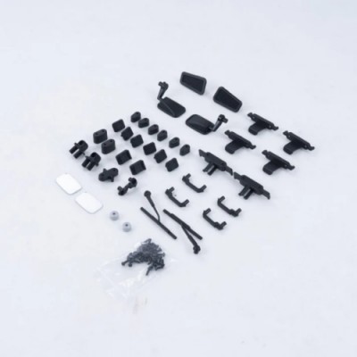 [���ܼ�] C3874 [ROC HOBBY] FCX10 Defender 110 Rearview Mirror, Wiper And Handle