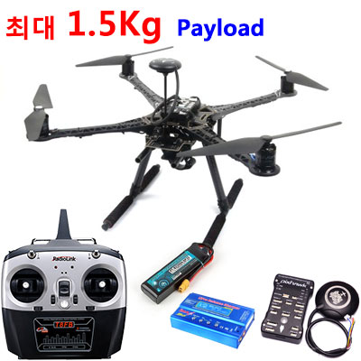 [���ܼ�]  S500 ����/������ ��� �����Ʈ ��� + �Ƚ�ȣũ + GPS + T8FB ������ ���� Ǯ�� (�ִ� 1.5kg ���̷ε�)