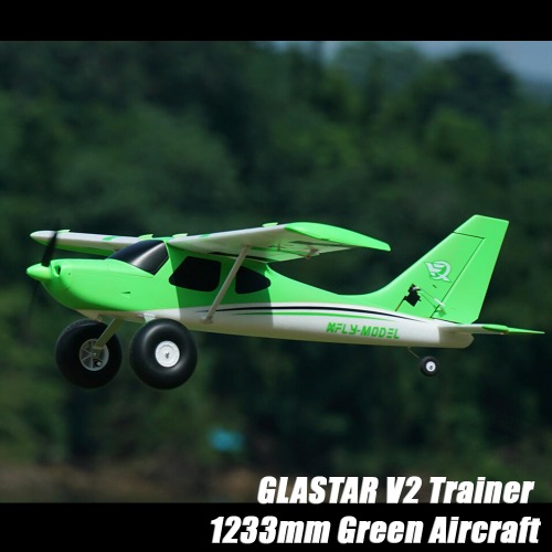 [ܼ]  XFLY GLASTAR V2 Trainer 1233mm Green PNP - 