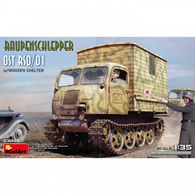 [ܼ] BE53048 [Miniart] BE53048 1/35 Raupenschlepper Ost RSO/01 w/Wooden Shelter