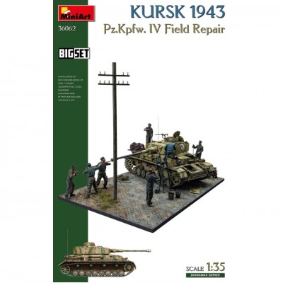 [���ܼ�] BE36062 [Miniart] BE36062 1/35 Kursk 1943. Pz.Kpfw. IV Field Repair. BIG SET