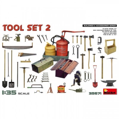 [���ܼ�] BE35671 [Miniart] BE35671 1/35 Tool Set 2