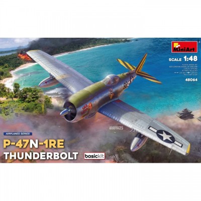 [���ܼ�] BE48064 [Miniart] BE48064 1/48 P-47N-1RE Thunderbolt. Basic Kit