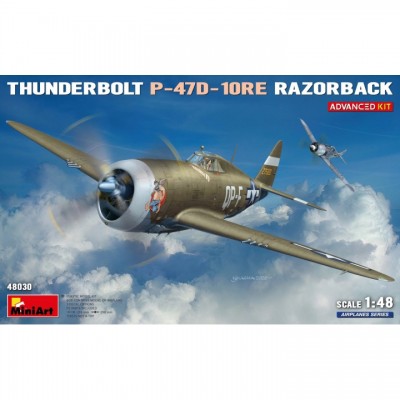 [ܼ] BE48030 [Miniart] BE48030 1/48 Thunderbolt P-47D-10RE Razorback-ADVANCED KIT