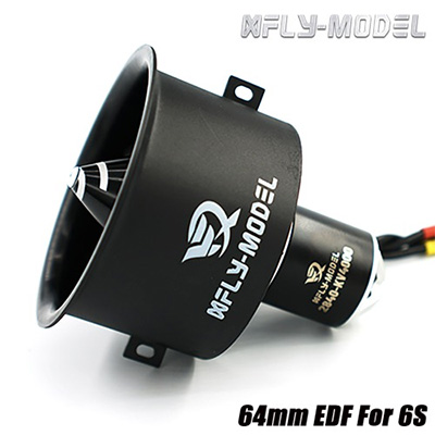 [ܼ]  [XFly] Galaxy 64mm 12-Bladed 6 Ʈ - 2840 2300KV  
