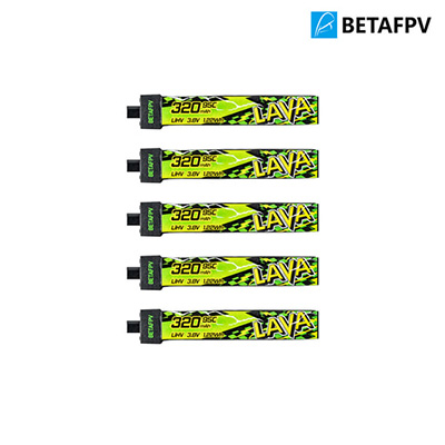 [���ܼ�]  [BETAFPV] LAVA 1�� 3.8V 320mAh 95C LiHV ��Ƭ������ ���͸� (5��)