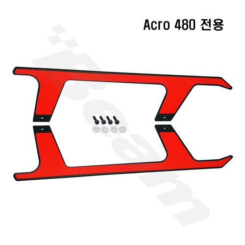 [���ܼ�] E4.8-7011 C.P Landing Strut (Red) : E4.8 (E4.8-7011)