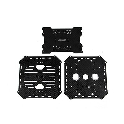 [���ܼ�] TL680B-F3 [TR] 680B Quad Carbon Plate Set(Upper/Lower/Battery/3pcs)