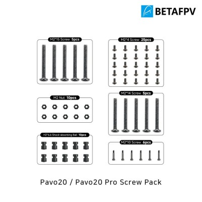 [���ܼ�]  BETAFPV Drone Screw Pack - Meteor65Pro/Meteor75Pro��