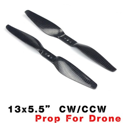 [���ܼ�]  13x5.5 3K Carbon Fiber Propellers CW/CCW 1 Pair (Light Weight)