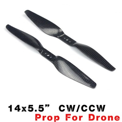 [���ܼ�]  14x5.5 3K Carbon Fiber Propellers CW/CCW 1 Pair (Light Weight)