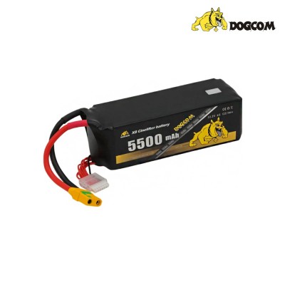 [���ܼ�]  [DOGCOM] 6�� 22.2V 5500mAh 150C �������͸� (XT90S)