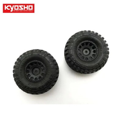 [���ܼ�] KYMXTH003HW [KYOSHO] Premounted Tire/Wheel w/Weight 2pcs INTERCO TIRE