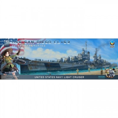 [���ܼ�] CZAT35013 [Aotori Bunka] CZAT35013 1/350 USS SAN DIEGO CL-53