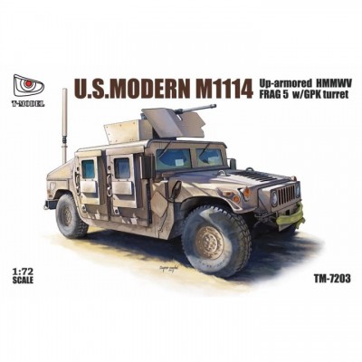 [���ܼ�] CZTM7203 [T-Model] CZTM7203 1/72 U.S.HMMWV M1114 FRAG5 w/GPK Turret