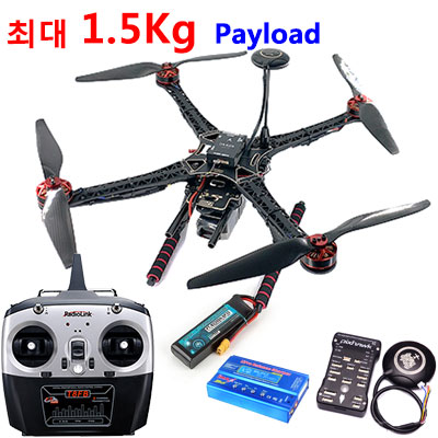 [���ܼ�]  S500 ����/������ ��� �����Ʈ ��� + �Ƚ�ȣũ + GPS + T8FB ������ ���� Ǯ�� (�ִ� 1.5kg ���̷ε�)