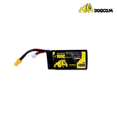 [���ܼ�]  DOGCOM Pro 6�� 22.2V 1480mAh 180C ��Ƭ������ ���͸� - XT60