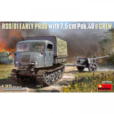 [���ܼ�] BE35485 [Miniart] BE35485 1/35 RSO/01 Early Prod. with 7.5cm Pak.40 & Crew