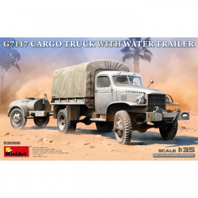 [���ܼ�] BE53066 [Miniart] BE53066 1/35 G7117 Cargo Truck with Water Trailer
