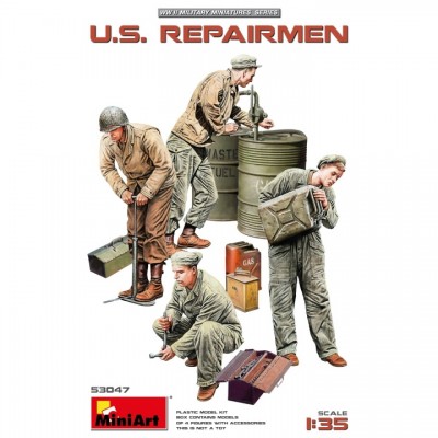 [���ܼ�] BE53047 [Miniart] BE53047 1/35 U.S. Repairmen