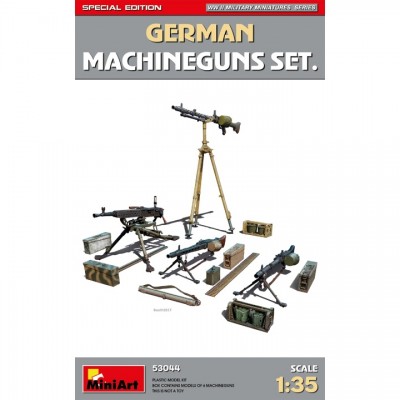 [���ܼ�] BE53044 [Miniart] BE53044 1/35 German Machineguns Set - Special Edition