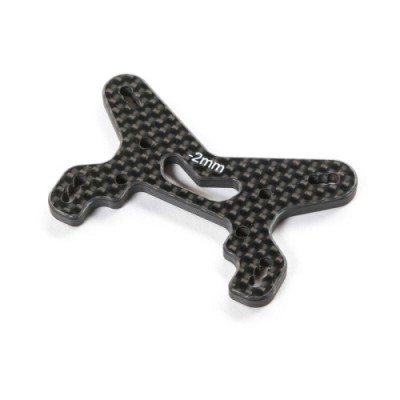 [���ܼ�] TLR-1306 [TLR Racing] TLR-1306 Carbon Front Shock Tower, -2mm: 22X-4 2.0