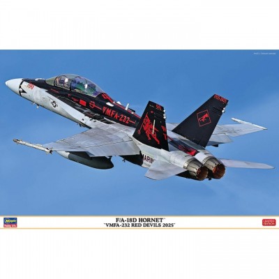 [���ܼ�] BH07562 [Hasegawa] BH07562 1/48 F/A-18D HORNET VMFA-232 RED DEVILS 2025