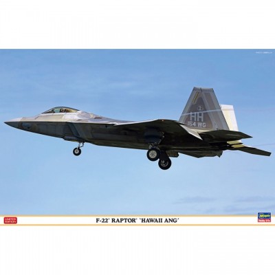 [���ܼ�] BH07555 [Hasegawa] BH07555 1/48 F-22 RAPTOR HAWAII ANG