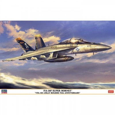 [���ܼ�] BH07552 [Hasegawa] BH07552 1/48 F/A-18F VFA-103 JOLLY Rogers 75th Anniversary