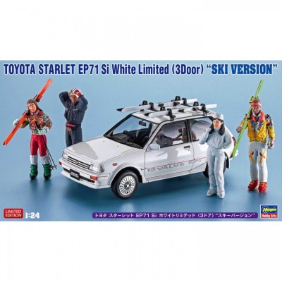 [���ܼ�] BH20610 [Hasegawa] BH20610 1/24 TOYOTA STARLET EP71 Si White Limited (3Door) SKI VERSION