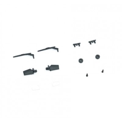 [���ܼ�] C3447 [ROC HOBBY] FCX24M Range Rover Rearview Mirror, Wiper and Handle