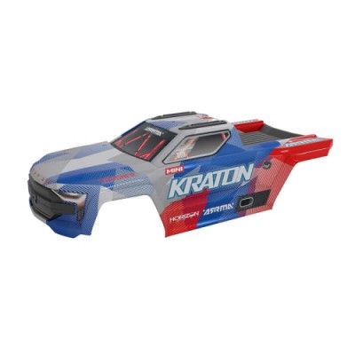 [���ܼ�] ARA-2653 [ARRMA] ARA-2653 MINI KRATON Body, Red/Blue