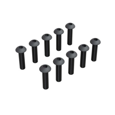 [���ܼ�] ARA-3443 [ARRMA] ARA-3443 M2.5x12mm Button Head Screw With M3 Head (10)