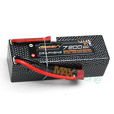 [���ܼ�]  [Dinogy] 3S 7200mAh Graphene 80C(11.1V), Deans Hard Pack