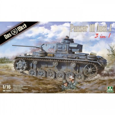 [���ܼ�] CDW16002 [DAS WERK] CDW16002 1/16 Panzer III Ausf. J 3in1