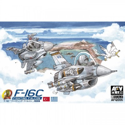 [���ܼ�] BFQ006 [AFV CLUB] BFQ006 Q-scale f-16C FIGHTING FALCON