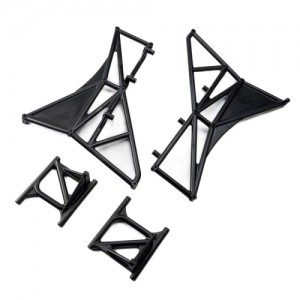 [TEAM LOSI] LOS-3629 Fender Mounts and Cage, Rear, L/R: ALL 5IVE-T 3.0 