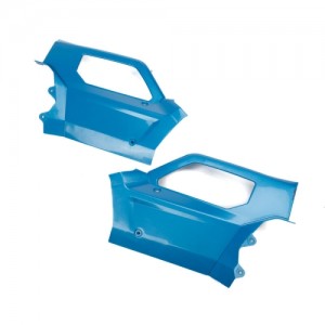 [TEAM LOSI] LOS-4004 Body Panel, Door, Left/Right, Metallic Blue: 5IVE-T 3.0 