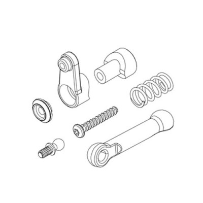 [���ܼ�] YK26016 [YK HOBBY] YK26016 Variable-speed servo arm assembly