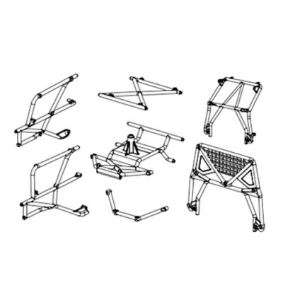[���ܼ�] YK80112 [YK HOBBY] YK80112 Body Roll Cage