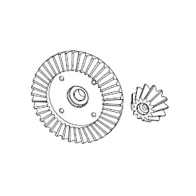 [���ܼ�] YK80034 [YK HOBBY] YK80034 Spur gear(41T ) and Pinion gear(13T) set