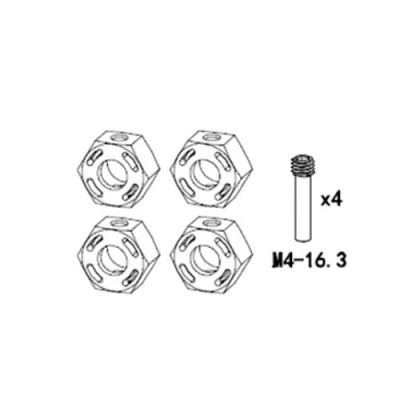 [���ܼ�] YK80024 [YK HOBBY] YK80024 Wheel Hex