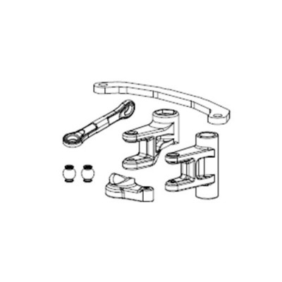 [���ܼ�] YK80008 [YK HOBBY] YK80008 Steering Bellcrank Set