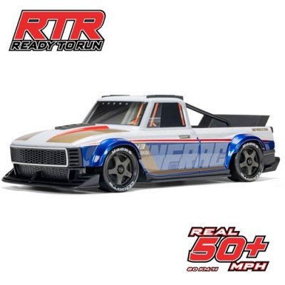 [���ܼ�] ARA2315T1 [ARRMA] 1/12 INFRACTION GROM 3S 4X4 Ready-To-Run Brushless All-Road Street Bash, Blue/Red