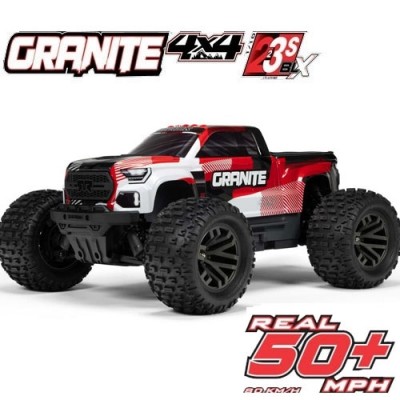 [���ܼ�] ARA4302V4T2 [ARRMA] �ֽ��� 1/10 GRANITE 223S DSC 4X4 RTR �귯�ø��� ���� Ʈ��, ����
