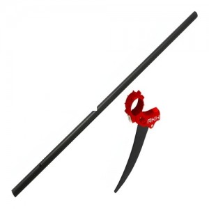 [RAKONHELI] CNC 6mm Tail Motor Mount w/��3mm Tail Boom Set (Red) - Blade Nano CP S 