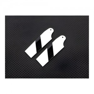 [TR] 65mm Carbon Fiber Tail Blade for 450 Class (White) 