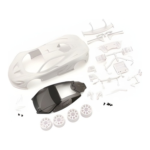 [���ܼ�] KYMZN195 [KYOSHO] Audi R8LMS Night-R WhiteBodySet w/Wheel
