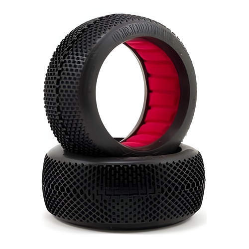 [���ܼ�] AKA14013SR [AKA] AKA Gridiron II 1/8 Buggy Tires (2) (Soft)  ��ǰ�� Ÿ�̾�